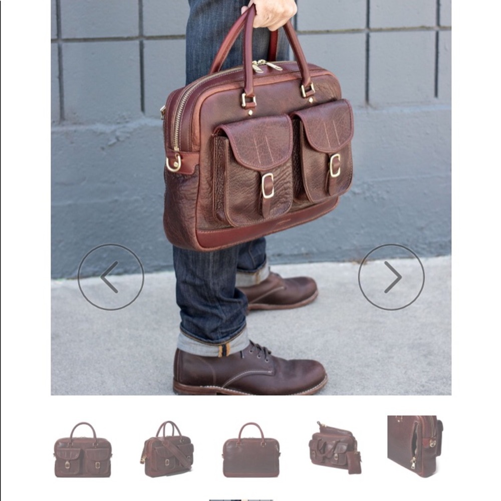 Coronado Bison Redwood Briefcase